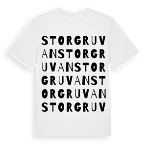 Storgruvan ordlek t-shirt – ekologisk bomull t-shirt från Pinshirt