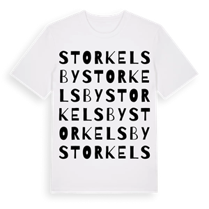 Storkelsby ordlek t-shirt – ekologisk bomull t-shirt från Pinshirt