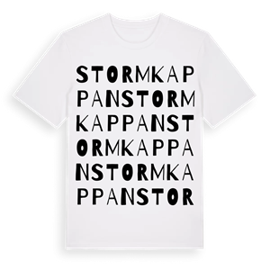 Stormkappan ordlek t-shirt – ekologisk bomull t-shirt från Pinshirt