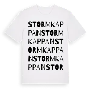 Stormkappan ordlek t-shirt – ekologisk bomull t-shirt från Pinshirt