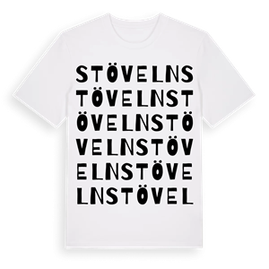 Stöveln ordlek t-shirt – ekologisk bomull t-shirt från Pinshirt