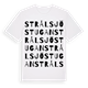 Strålsjöstugan ordlek t-shirt