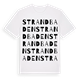 Strandbaden ordlek t-shirt