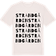 Vintage White t-shirt med Strandgården ordlek t-shirt
