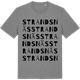 Mid Heather Gray t-shirt med Strandsnäs ordlek t-shirt
