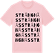 Pink Cotton t-shirt med Strängnäs ordlek t-shirt