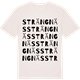 Vintage White t-shirt med Strängnäs ordlek t-shirt