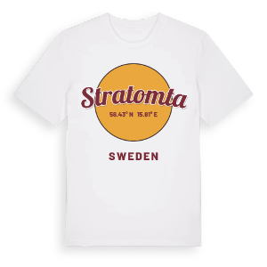 Stratomta cirkel t-shirt – ekologisk bomull t-shirt från Pinshirt