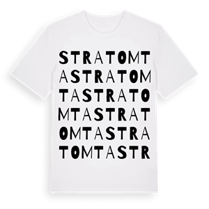 Stratomta ordlek t-shirt – ekologisk bomull t-shirt från Pinshirt