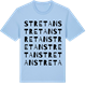 Blue Soul t-shirt med Stretan ordlek t-shirt
