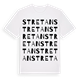 Stretan ordlek t-shirt