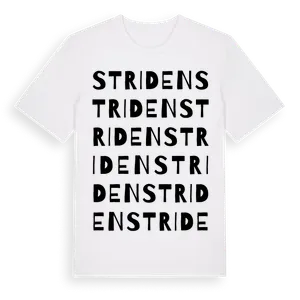 Striden ordlek t-shirt – ekologisk bomull t-shirt från Pinshirt
