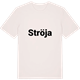 Vintage White t-shirt med Ströja fetstil t-shirt