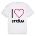 Jag älskar Ströja t-shirt stort tryck