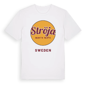 Ströja cirkel t-shirt – ekologisk bomull t-shirt från Pinshirt