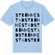 Blue Soul t-shirt med Strömmestad ordlek t-shirt