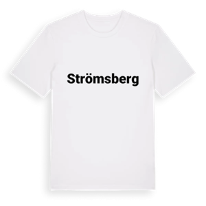 Strömsberg fetstil t-shirt – ekologisk bomull t-shirt från PinShirt