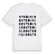 Strömsbro ordlek t-shirt
