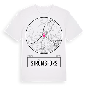 Strömsfors t-shirt – ekologisk bomull t-shirt från Pinshirt