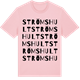 Pink Cotton t-shirt med Strömshult ordlek t-shirt