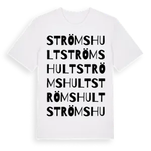 Strömshult ordlek t-shirt – ekologisk bomull t-shirt från Pinshirt