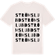 Vintage White t-shirt med Strömslund ordlek t-shirt