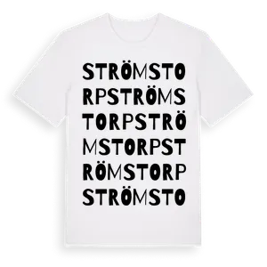 Strömstorp ordlek t-shirt – ekologisk bomull t-shirt från Pinshirt