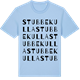 Blue Soul t-shirt med Stubbekulla ordlek t-shirt