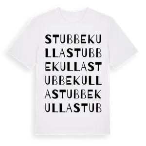Stubbekulla ordlek t-shirt – ekologisk bomull t-shirt från Pinshirt