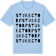Blue Soul t-shirt med Stubbetorp ordlek t-shirt