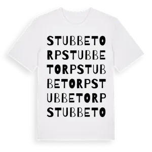 Stubbetorp ordlek t-shirt – ekologisk bomull t-shirt från Pinshirt
