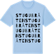 Blue Soul t-shirt med Stugubråten ordlek t-shirt