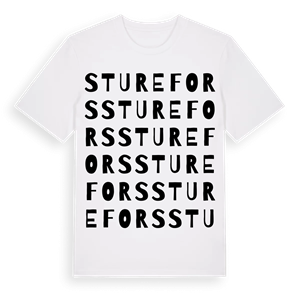 Sturefors ordlek t-shirt – ekologisk bomull t-shirt från Pinshirt