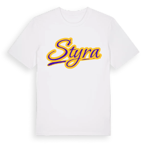 Styra baseball t-shirt – ekologisk bomull t-shirt från Pinshirt