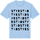 Blue Soul t-shirt med Styrstad ordlek t-shirt