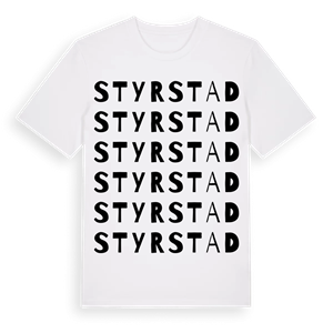 Styrstad ordlek t-shirt – ekologisk bomull t-shirt från Pinshirt