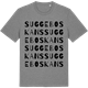 Mid Heather Gray t-shirt med Suggebo skans ordlek t-shirt