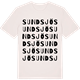 Vintage White t-shirt med Sundsjö ordlek t-shirt