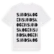 White t-shirt med Sundskogen ordlek t-shirt