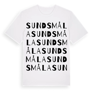 Sundsmåla ordlek t-shirt – ekologisk bomull t-shirt från Pinshirt