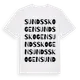White t-shirt med Sundsskogen ordlek t-shirt