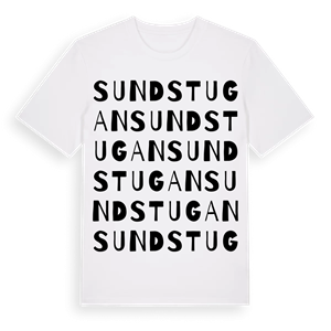 Sundstugan ordlek t-shirt – ekologisk bomull t-shirt från Pinshirt