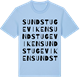 Blue Soul t-shirt med Sundstugeviken ordlek t-shirt