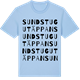 Blue Soul t-shirt med Sundstugutäppan ordlek t-shirt
