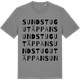 Mid Heather Gray t-shirt med Sundstugutäppan ordlek t-shirt