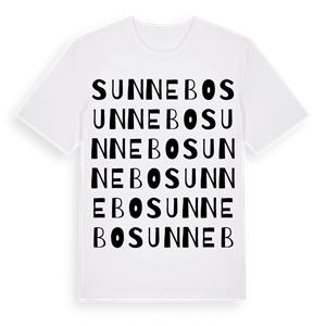 Sunnebo ordlek t-shirt – ekologisk bomull t-shirt från Pinshirt