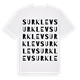 Surklev ordlek t-shirt