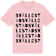 Pink Cotton t-shirt med Svällestad ordlek t-shirt