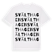 Svälthagen ordlek t-shirt