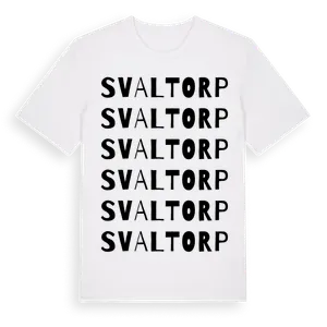 Svaltorp ordlek t-shirt – ekologisk bomull t-shirt från Pinshirt